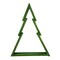 Northlight Geometric Wooden Christmas Tree Display - 12" - Green